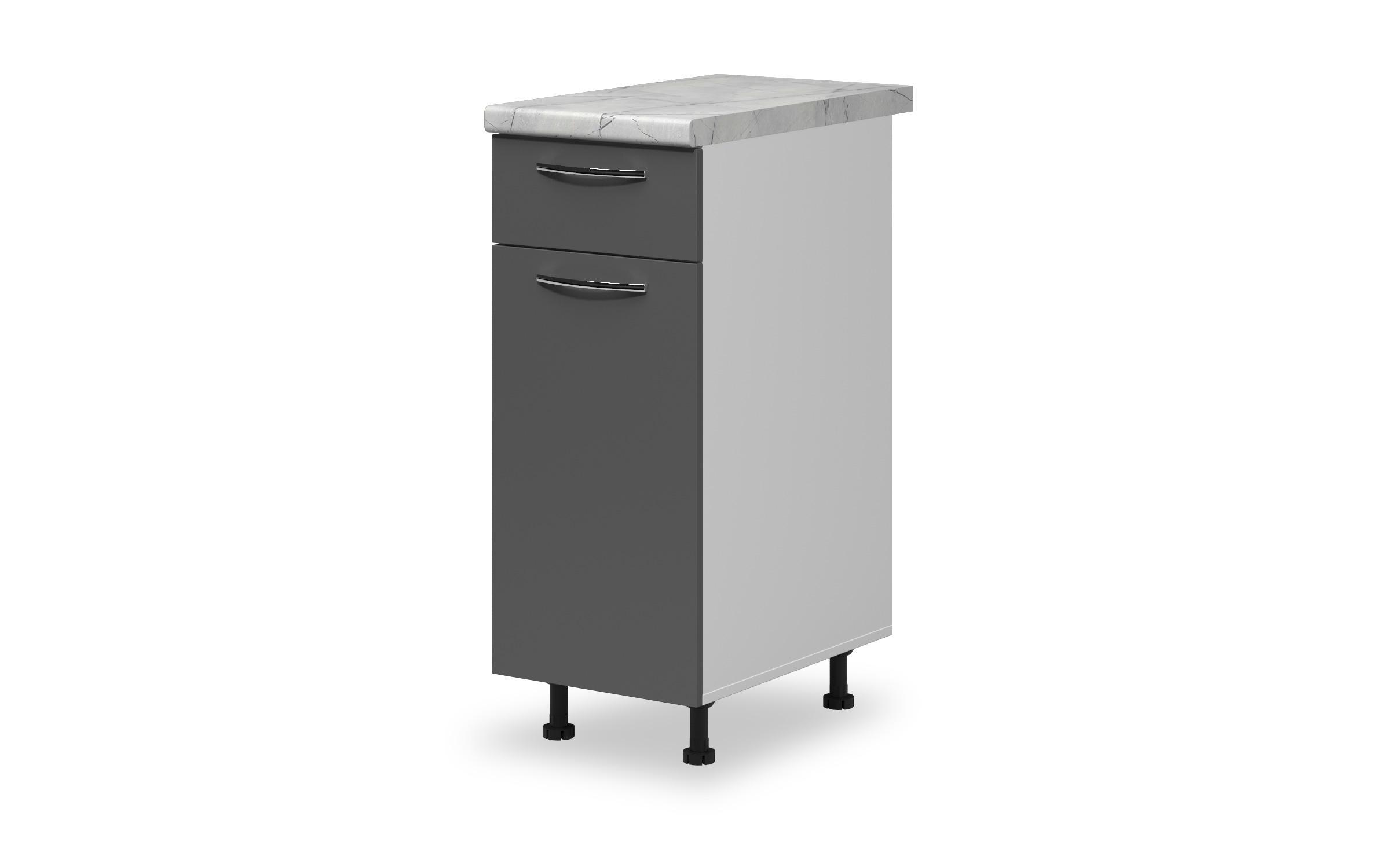 Kitchen cabinet Dakota 10, anthracite matt  1